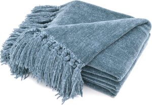 RECYCO Chenille Throw Blanket for C...