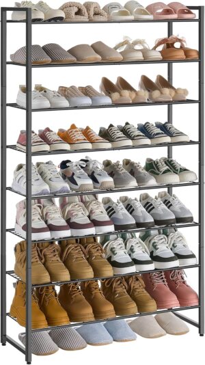Nunsino Shoe Rack for Closet, Metal...