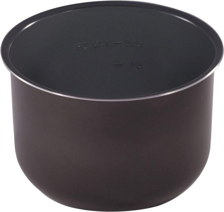 Instant Pot Ceramic Inner Slow Cooking Pot 6-Qt, Non-Stick Coated Interior, Rice Cooker