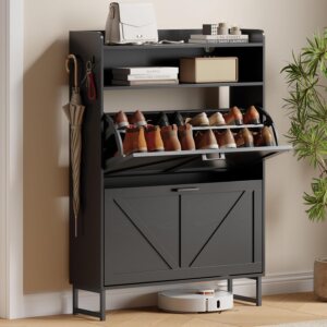 Xixini Shoe Storage Cabinet with 2 ...
