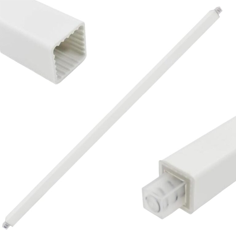 24 Inch Plastic Spring Loaded Towel Bar Replacement Rod for Ceramic Holders
