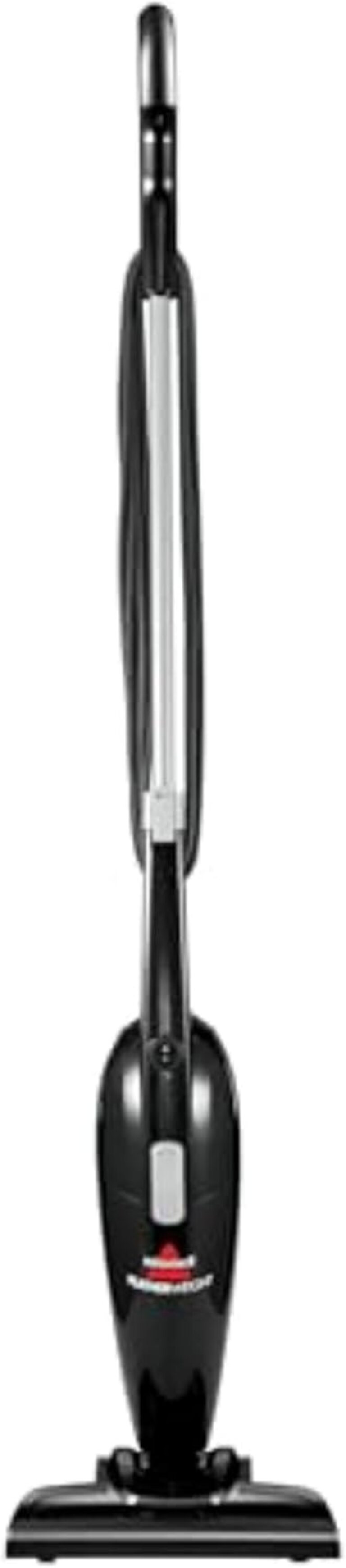 Bissell 2033M Featherweight Stick Lightweight Bagless Vacuum and Electric Broom with Crevice Tool for Hard Floors and Carpets, Black