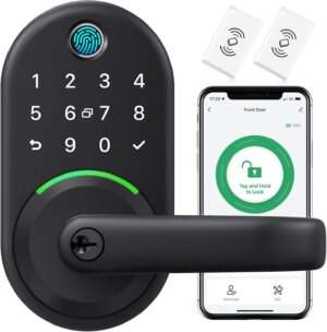 Smart Door Handle Lock with Keypad,...