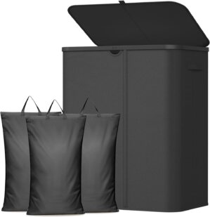 Lifewit 185L 3 Section Laundry Hamp...
