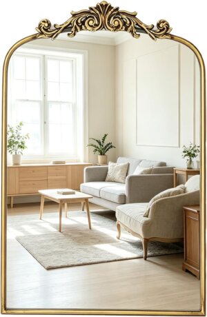 Vintage Mirror Gold Baroque Mirror ...