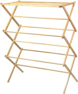 Home-it Wooden Clothes Drying Rack ...