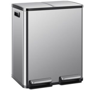 DUMOS Kitchen Trash Can, 2×8-G...