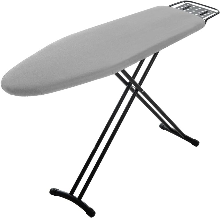 RAINHOL Full Size Ironing Board, Gray 54 x 13 in, Sturdy & Foldable