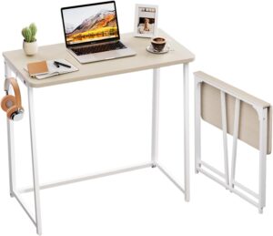 WOHOMO Folding Desk, 31.5″ Fo...