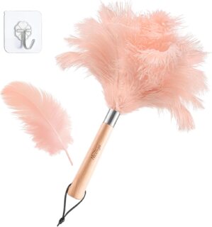 Pink Ostrich Feather Duster for Cle...