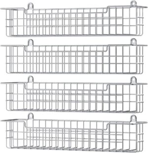 Spice Rack Wall Mount, 4-Pack Seaso...