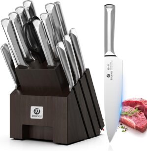 imarku 16-Pieces Knife Set, High-Ca...