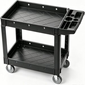VEVOR Utility Service Cart, 2 Shelf...