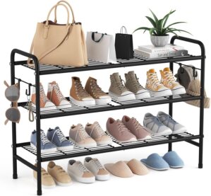 VILICK 3 Tier Shoe Rack 33″ W...