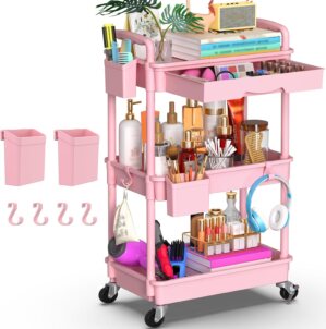 Goovilla 3 Tier Rolling Utility Car...