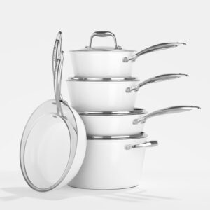 Ceramic Pots and Pans Set Nonstick,...