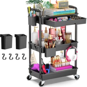 Goovilla 3 Tier Rolling Utility Car...