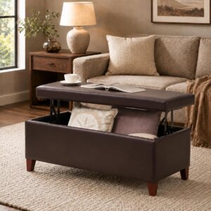 Homebeez 42″ Storage Ottoman ...