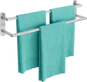 Towel Rack for Bathroom, Double Tow...