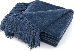 RECYCO Chenille Throw Blanket for C...