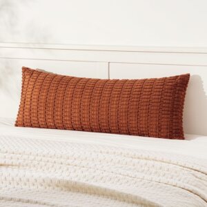 MIULEE Fall Lumbar Corduroy Throw P...