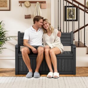 80-Gallon Lockable Outdoor Storage ...
