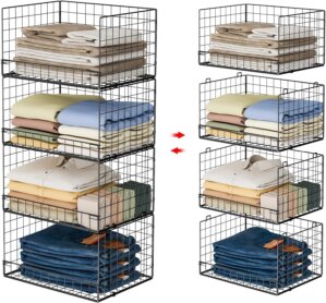 Yociyoga 4-Tier Stackable Closet Or...