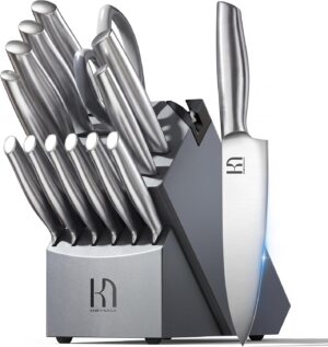 KnifeSaga 14 Pcs Kitchen Knife Set,...