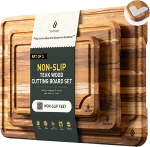 Teak Wood Cutting Boards for Kitche...