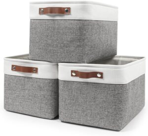 Bagnizer Storage Bins Large Fabric ...
