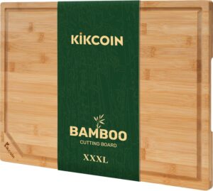 Kikcoin 24”×18” Bamboo Cutting...