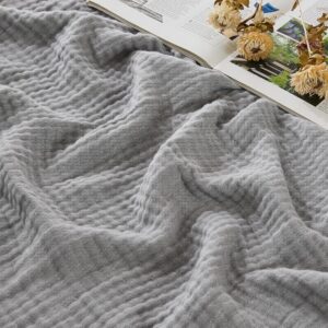 EMME Cotton Muslin Large Throw Blan...