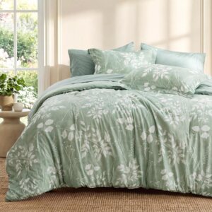 Bedsure Sage Green Queen Comforter ...