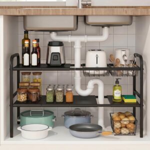 Expandable 2 Tier Under Sink Organi...