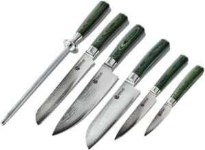 HexClad Green 6 Piece Japanese Dama...