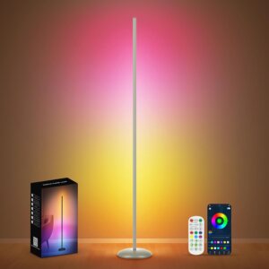 LED Corner Lamp, Smart RGB Floor La...