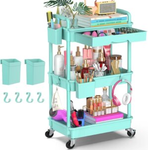 Goovilla 3 Tier Rolling Utility Car...