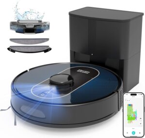 Robot Vacuum and Mop Combo, 6000Pa ...
