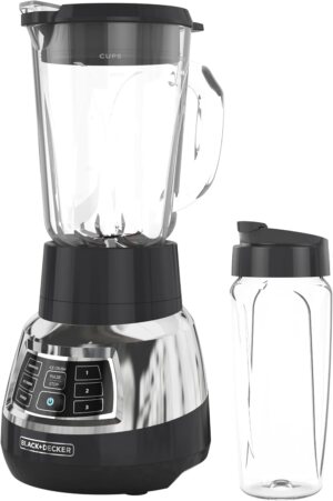 Black+Decker Quiet Blender with 6-C...