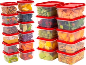 IRIS USA 44 PC Food Containers with...