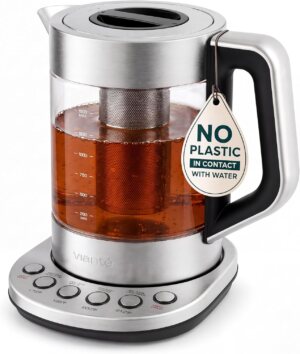 Viante Alba Electric Tea Kettle Wit...