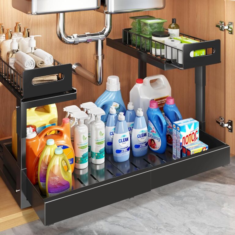 Under-Sink Bathroom Organizers