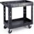 ELAFROS 2-Tier Utility Rolling Cart, 34 x 17 in, 5″ Swivel Wheels, 550lb