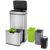 19 Gal Motion Sensor Kitchen Trash Can with 2 Recycling Bins