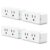 Govee Dual Smart Plug 4 Pack, 15A WiFi Bluetooth Outlet, 2-in-1 Design