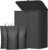 Lifewit 185L 3 Section Laundry Hamper with Lid, Laundry Basket, Black