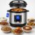 KINGBULL 14-in-1 Electric Pressure Cooker 8 Quart, Stainless Steel Multi Cooker with LCD Display and Knob Control, Slow Cooker, Rice Cooker, Steamer, Sauté, Yogurt Maker, Warmer, DIY Mode