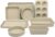 Martha Stewart Gallen 10 Piece Baking Pans Ceramic PFA Free Non Toxic Non Stick Bakeware Set – Taupe