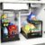REALINN Under Sink Organizer, L-Shaped 2 Tier Pull Out Cabinet Organizer