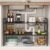 Expandable 2 Tier Under Sink Organizer, Black, 28.74-34.5 Inch Width